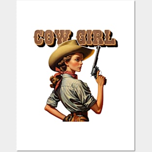 Cowgirl Posters and Art